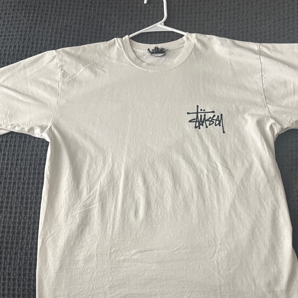 Stussy Classic Logo White Tee
